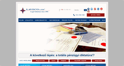 Desktop Screenshot of laveco.hu